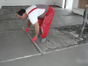 Как сделать бетонную стяжку пола самому